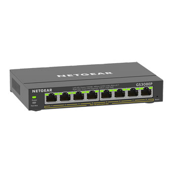 NETGEAR 8-Port Gigabit Ethernet Plus Desktop Switch with 8-Port PoE+ : image 1