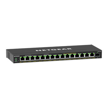 NETGEAR 15-Port PoE+ Gigabit Ethernet Plus Desktop Switch with 1 SFP Port : image 1
