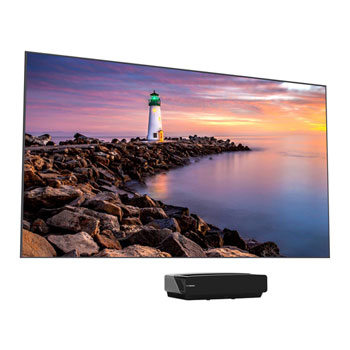 Hisense 4K UHD HDR DLP Laser Projector TV (with 120" ALR Screen)