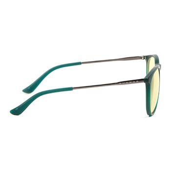 Gunnar Menlo Gaming Anti Blue/UV Computer Glasses - Emerald Frame + Amber Lens : image 3
