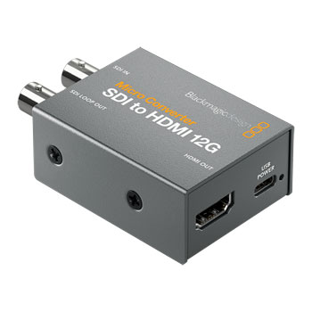 Blackmagic Design Blackmagic Micro Converter Sdi To Hdmi W/ Psu 12G Convcmic/Sh12g/Wpsu