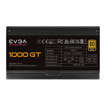 EVGA SuperNOVA GT 1000 Watt Fully Modular 80+ Gold PSU/Power Supply : image 3