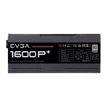 EVGA SuperNOVA P+ 1600 Watt Fully Modular 80+ Platinum PSU/Power Supply : image 3