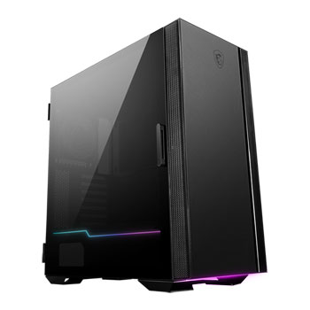 MSI MPG QUIETUDE 100S Black Mid Tower Tempered Glass Silent PC Gaming Case : image 1
