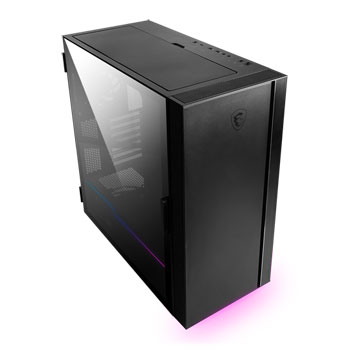 MSI MPG QUIETUDE 100S Black Mid Tower Tempered Glass Silent PC Gaming Case : image 3