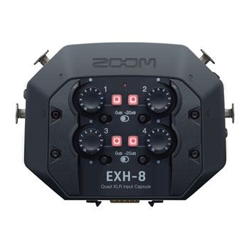 Zoom - EXH-8 4-channel XLR Capsule For Zoom H8 Handy Recorder