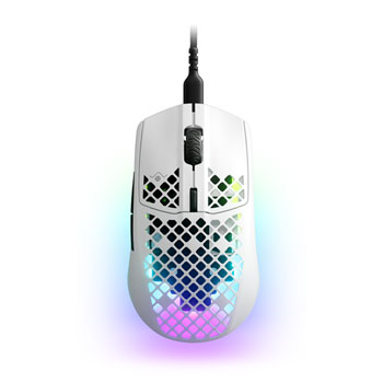 SteelSeries Aerox 3 White Optical RGB Wired Gaming Mouse : image 2