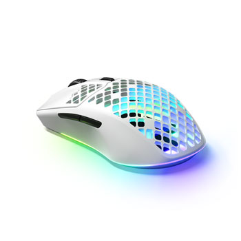 SteelSeries Aerox 3 White Optical RGB Wireless Gaming Mouse : image 1