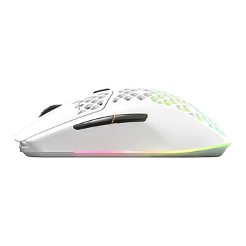 SteelSeries Aerox 3 White Optical RGB Wireless Gaming Mouse : image 3