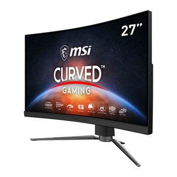 MSI 27" Full HD 165Hz 1ms Curved FreeSync Gaming Monitor : image 3