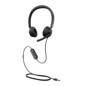 Microsoft Modern Wired Commercial Black Headset : image 2