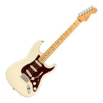 Fender - American Professional II Stratocaster - Olympic White with Maple Fingerboard : image 1