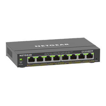 NETGEAR 8-Port Gigabit Ethernet Plus Desktop Switch with PoE+ : image 1