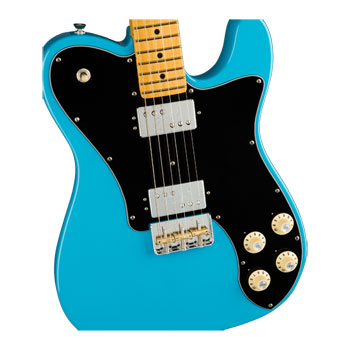 Fender - Am Pro II Tele Deluxe - Miami Blue : image 2