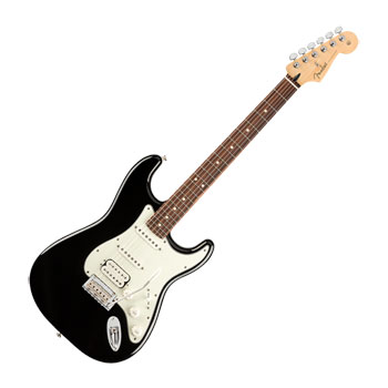 Fender - Player Stratocaster HSS - Black with Pau Ferro Fingerboard : image 1