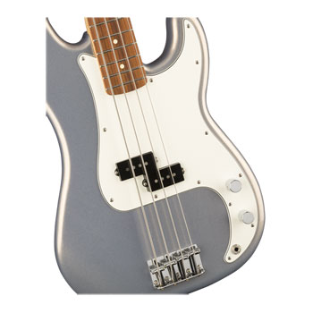 Fender - Player Precision Bass, Silver with Pau Ferro Fingerboard : image 4