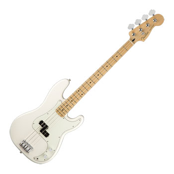 Fender - Player Precision Bass, Polar White with Maple Fingerboard : image 1
