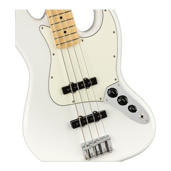 Fender - Player Jazz Bass - Polar White with Maple Fingerboard : image 2