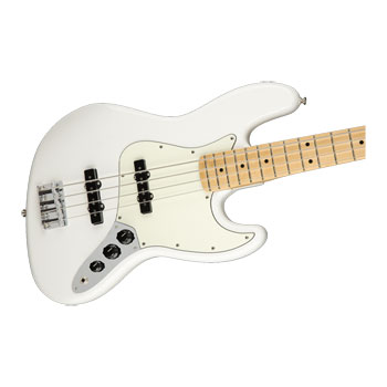 Fender - Player Jazz Bass - Polar White with Maple Fingerboard : image 3