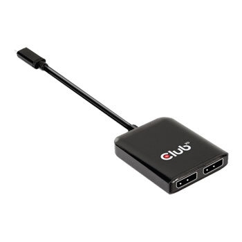 Club 3D USB 3.2 Gen2 Type-C (DP Alt-Mode) to DisplayPort Dual Monitor Adapter : image 2