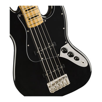 Squier - Classic Vibe '70s Jazz Bass V - Black with Maple Fingerboard : image 2