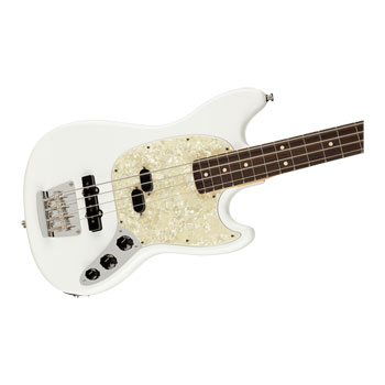 Fender - American Performer Mustang Bass, Rosewood Fingerboard, Arctic White : image 2