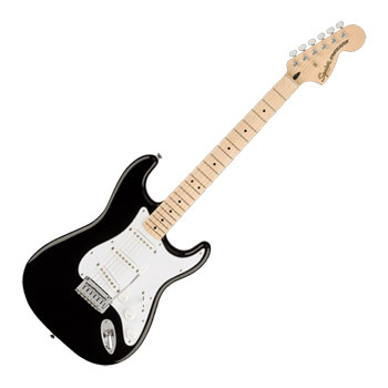 Squier - Affinity Series Stratocaster - Black with Maple Fingerboard : image 1