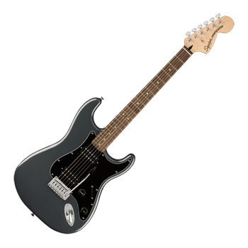 Squier - Affinity Series Stratocaster HH - Charcoal Frost Metallic with Laurel Fingerboard : image 1