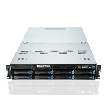 Asus ESC4000-E10 Intel 3rd Gen Xeon Ice Lake 2U 8 Bay Barebone Server (1600W PSU) : image 2