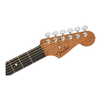 Fender - American Acoustasonic Stratocaster Acoustic-Electric Guitar - Black : image 3