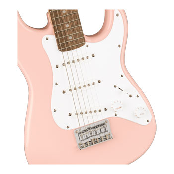 Squier - Mini Stratocaster - Shell Pink with Laurel Fingerboard : image 2