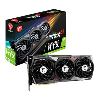 MSI NVIDIA GeForce RTX 3060 12GB GAMING Z TRIO Ampere Open Box Graphics Card : image 1