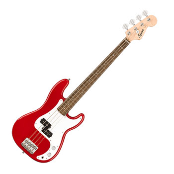 Squier - Mini Precision Bass Electric Bass - Dakota Red with Laurel Fingerboard