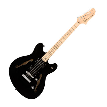 Squier - Affinity Series Starcaster, Maple Fingerboard, Black : image 1