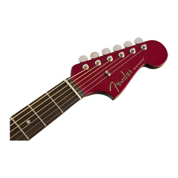 Fender - Newporter Player Acoustic-Electric Guitar - Candy Apple Red : image 3