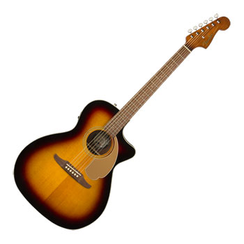 Fender - Newporter Player Acoustic-Electric Guitar - Sunburst