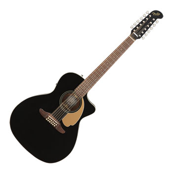 Fender - Villager 12-String, Black, V3 : image 1