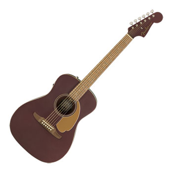Fender - Malibu Player, Burgundy Satin : image 1