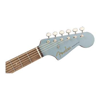 Fender - Newporter Player Acoustic-Electric Guitar - Ice Blue Satin : image 3