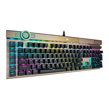 Corsair K100 RGB Limited Edition Midnight Gold Opto-Mechanical Gaming Keyboard : image 1