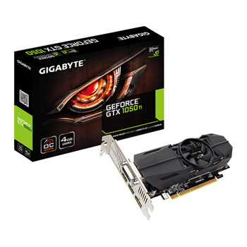 Gigabyte NVIDIA GeForce GTX 1050 Ti OC LP 4GB Refurbished Graphics Card : image 1