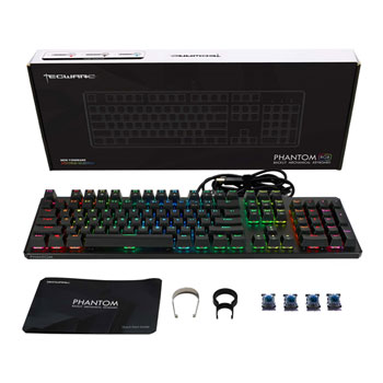 Tecware Phantom RGB 105-Key Mechanical Keyboard (Blue Switch) : image 4