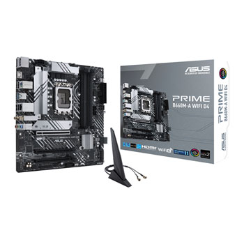ASUS PRIME B660M-A WIFI D4 Intel B660 PCIe 4.0 mATX Motherboard