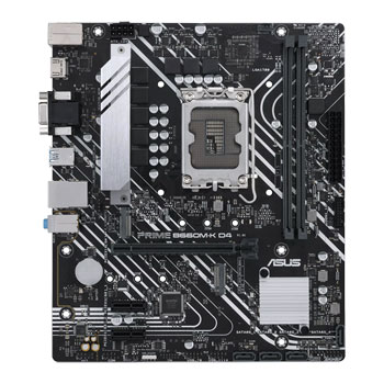 ASUS Intel B660 PRIME B660M-K D4 Micro-ATX Motherboard : image 2