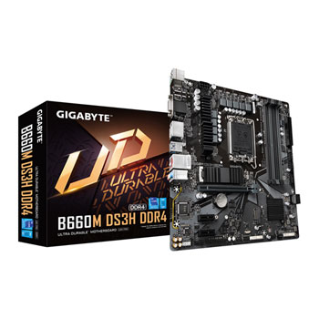 Gigabyte Intel B660M DS3H DDR4 PCIe 4.0 mATX Motherboard : image 1