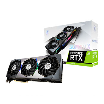 MSI NVIDIA GeForce RTX 3080 12GB SUPRIM X LHR Ampere Graphics Card : image 1