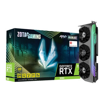 Zotac NVIDIA GeForce RTX 3080 12GB AMP Holo LHR Ampere Graphics Card : image 1
