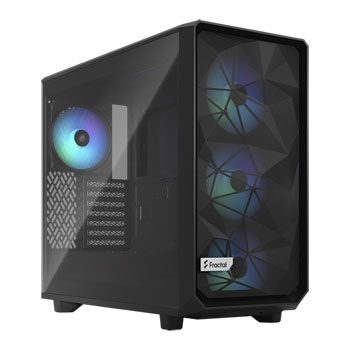 Fractal Meshify 2 Lite RGB Black Mid Tower Tempered Glass PC Case : image 1