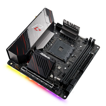 ASRock AMD Ryzen X570 Phantom Gaming AM4 PCIe 4.0 Open Box Mini-ITX Motherboard : image 3