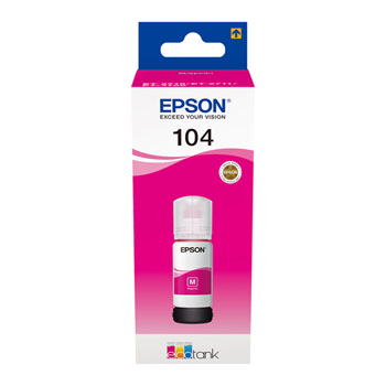 Epson 104 Magenta Ink 65ml Refill Bottle : image 1